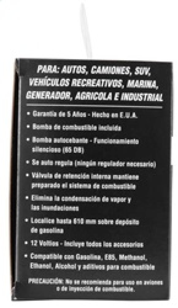
                      
                        K&N Performance Electric Fuel Pump 1-2 PSI
                      
                    