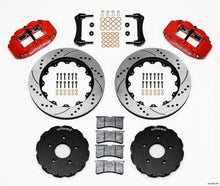Wilwood Narrow Superlite 6R Front Hat Kit 14.00in Drill Red 2005-up Corvette C6