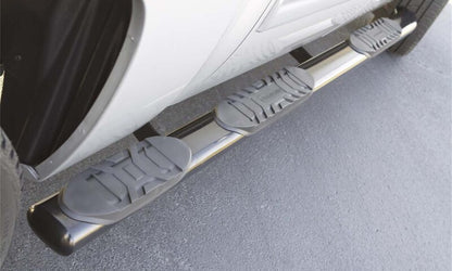 Lund 2019 Chevy Silverado 1500 CC (5.5in Bed Rocker Panel) 5in. Oval WTW SS Nerf Bars - Polished