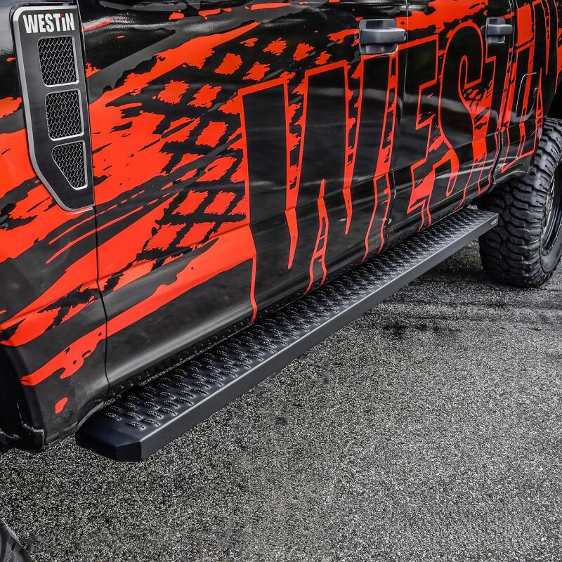 
                      
                        Westin Grate Steps Running Boards 90 in - Textured Black
                      
                    