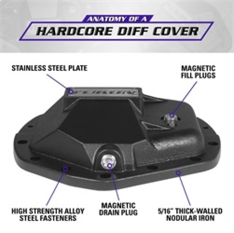 
                      
                        Yukon Gear Hardcore Diff Cover for 11.5in & 11.8in GM Dodge Ram
                      
                    