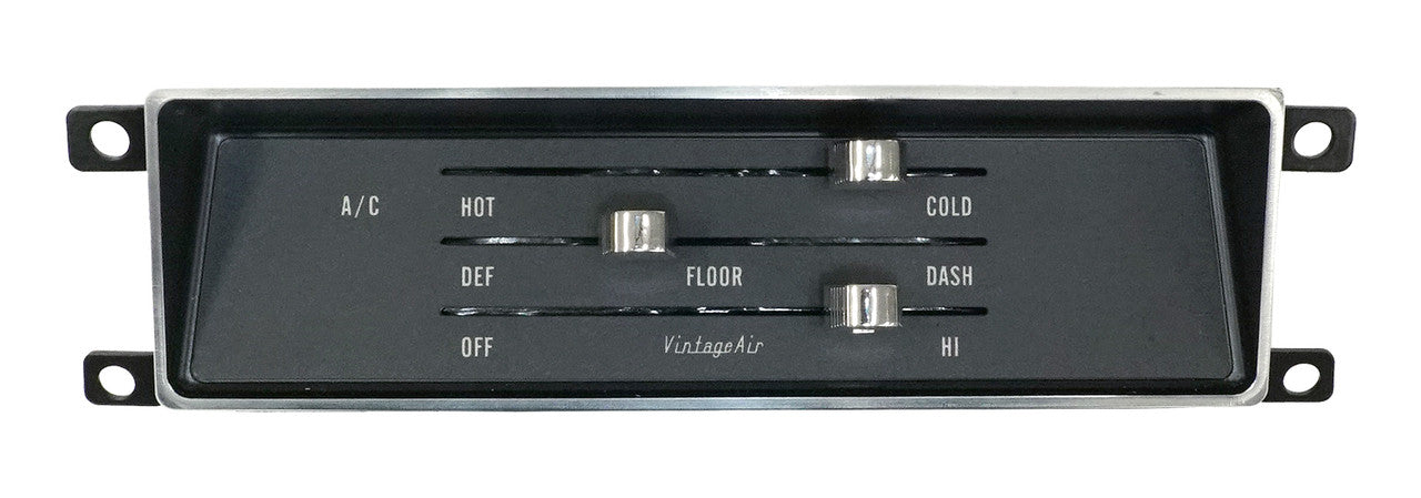 1967-68 Camaro without Factory Air, with Billet Deluxe RGB Control GEN 5® SureFit® Complete Kit