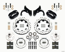 Wilwood Forged Dynalite Front Kit 12.19in Drilled 65-68 Chevy Impala -Drum Spindle