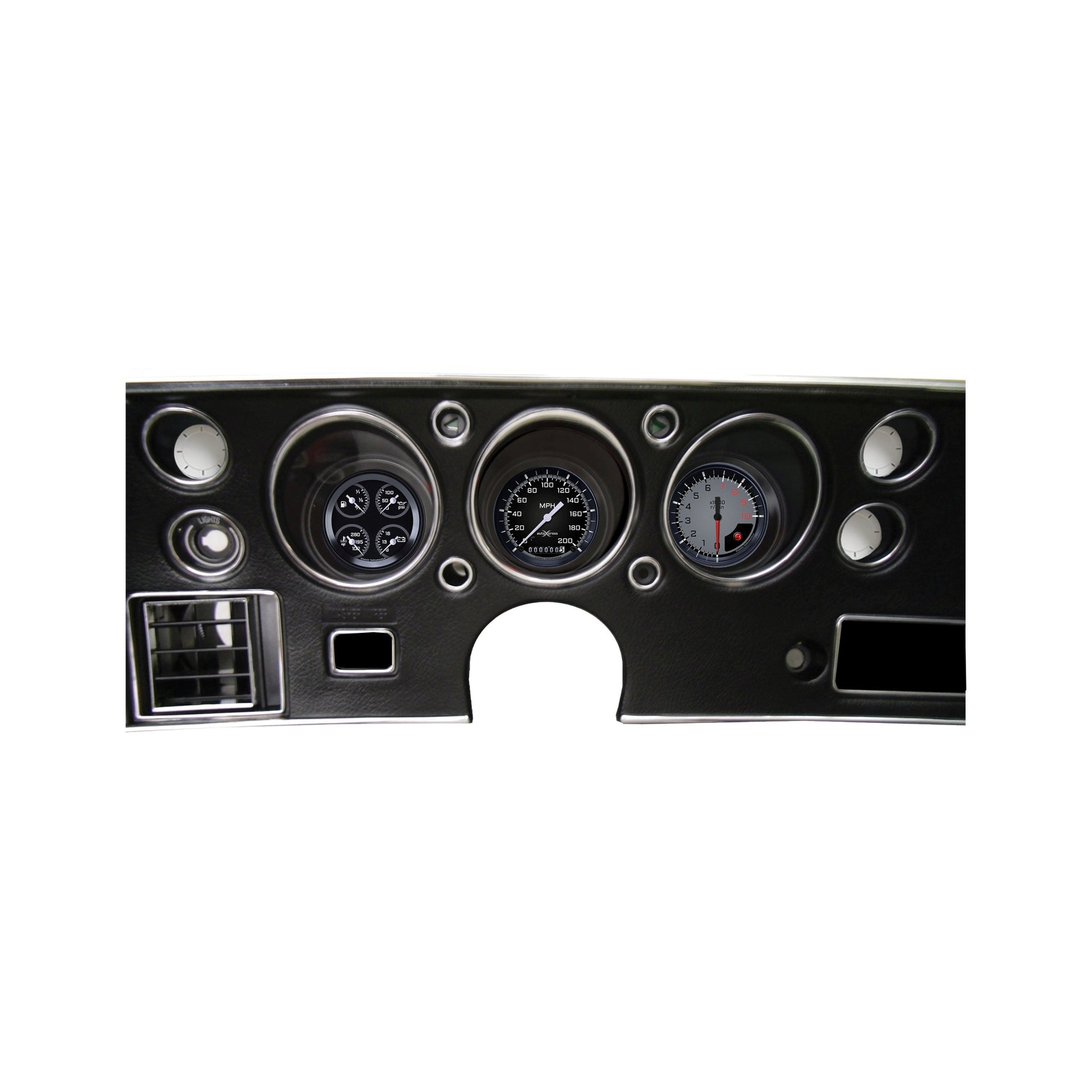 Classic Instruments AutoCross Gray 1970-72 Chevelle SS Package | Classic Instruments