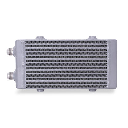 Mishimoto Universal Small Bar and Plate Dual Pass Silver Oil Cooler
