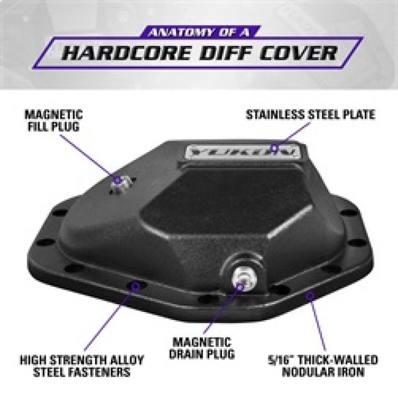 
                      
                        Yukon Gear Hardcore Diff Cover for 14 Bolt GM Rear w/ 3/8in. Cover Bolts
                      
                    