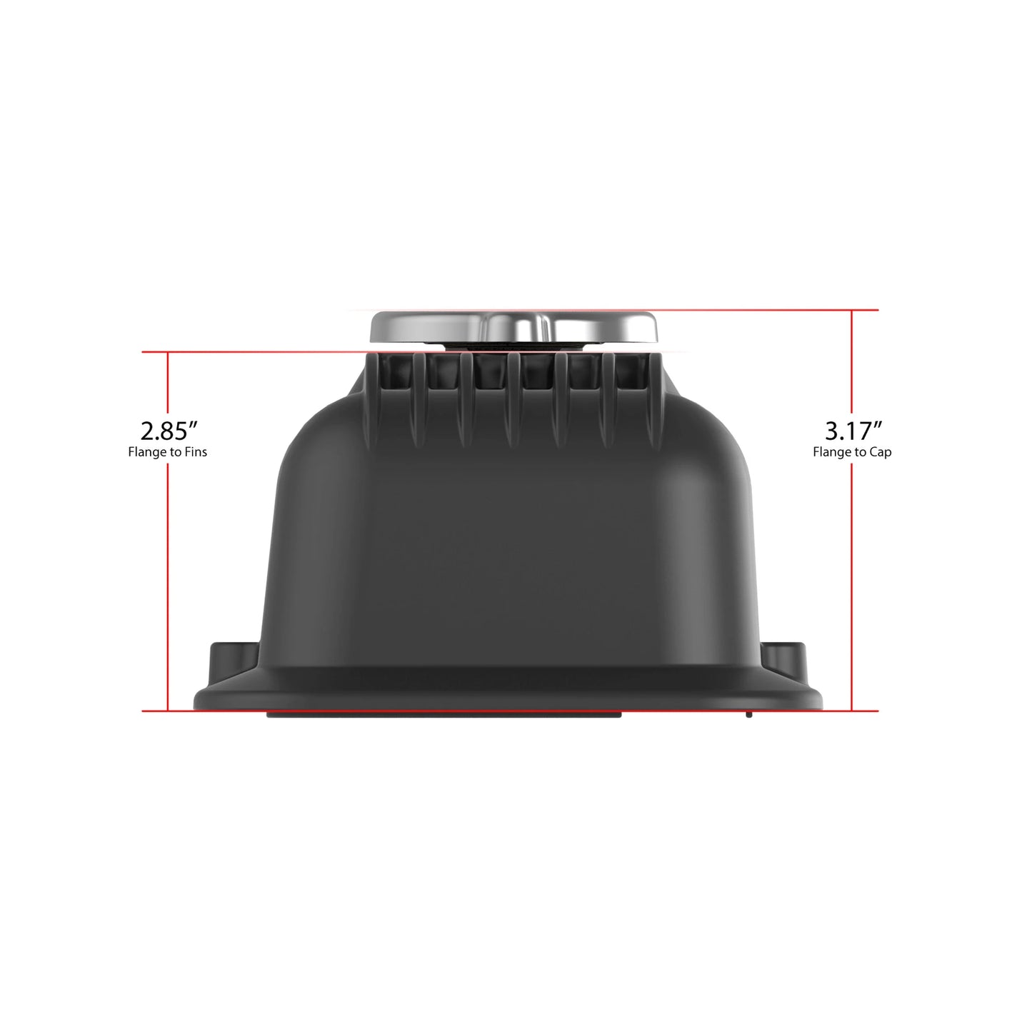 HOLLEY VALVE COVERS - MUSCLE SERIES - FINNED - SBC