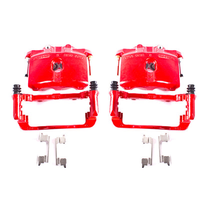 Power Stop 03-06 Cadillac Escalade Rear Red Calipers w/Brackets - Pair