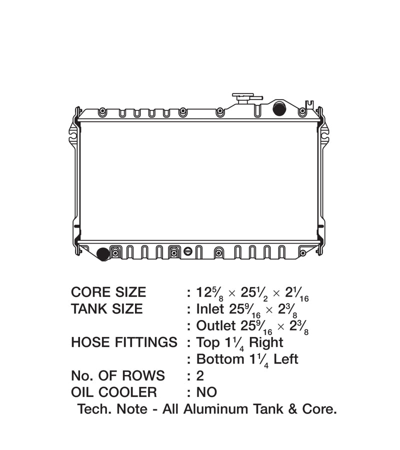 
                      
                        CSF 89-97 Mazda Miata Radiator
                      
                    