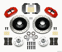 Wilwood Narrow Superlite 6R Front Hub & 1PC Rtr Kit 12.88in Dril -Red Magnum Force Drop Spindle