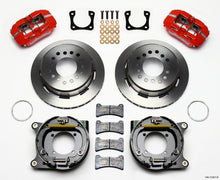 Wilwood Dynapro Low-Profile 11.00in P-Brake Kit - Red Chevy 12 Bolt Spcl 2.81in Offset