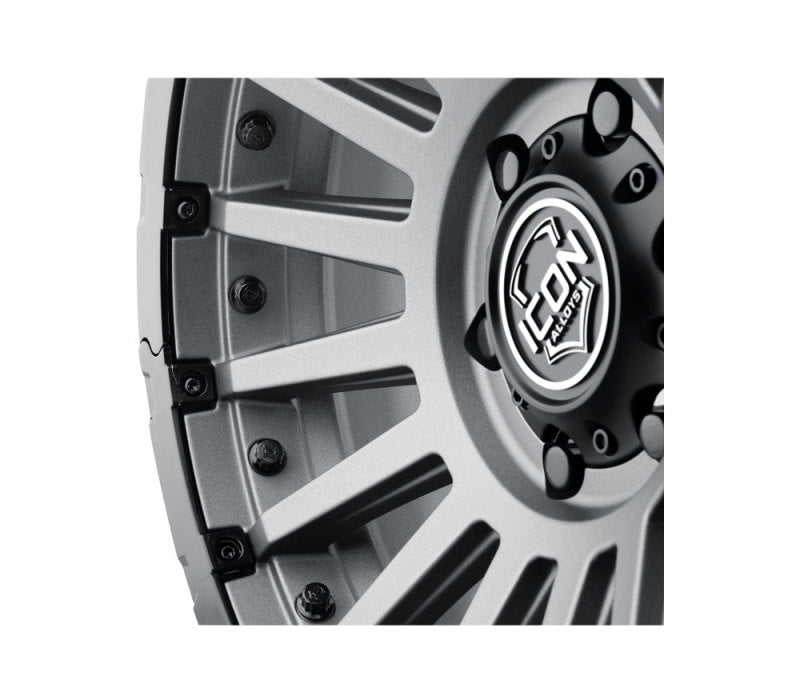 
                      
                        ICON Recon Pro 17x8.5 6x5.5 0mm Offset 4.75in BS 106.1mm Bore Charcoal Wheel
                      
                    