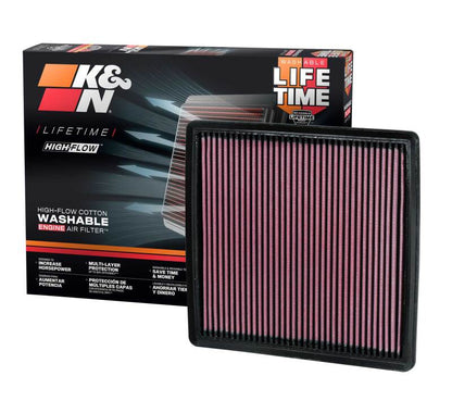 K&N 09-13 Ford F150 / 08-13 F250/F350/450/550 SD / 10-13 F150 SVT Raptor Drop In Air Filter