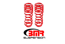 BMR 05-14 S197 Mustang GT/GT500 Rear Handling Version Lowering Springs - Red