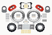 Wilwood Narrow Superlite 4R Front Hat Kit 14.00in Red 66-75 Ford Bronco Dana 30/44 w/Lines