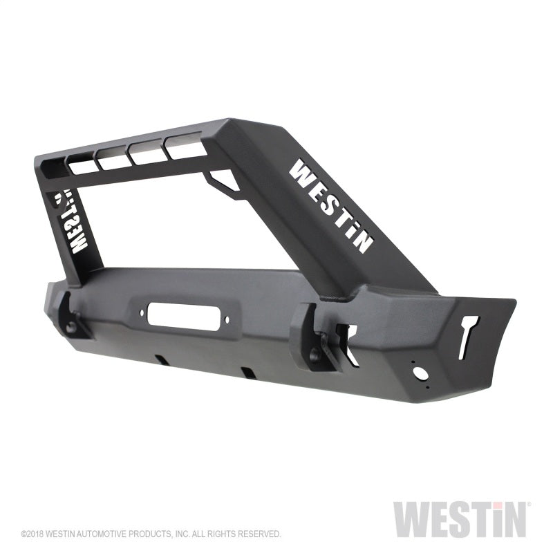 
                      
                        Westin 07-18 Jeep Wrangler JK WJ2 Stubby Front Bumper w/LED Lt Bar Mnt - Tex. Blk
                      
                    
