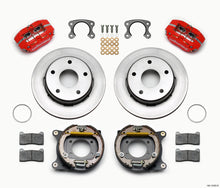 Wilwood Dynapro Lug Mount P/S Park Brake Kit Red Small Ford 2.36in Off Bronco 5 x 5.50
