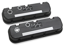 HOLLEY M/T VALVE COVERS - VINTAGE STYLE - FINNED - BBC