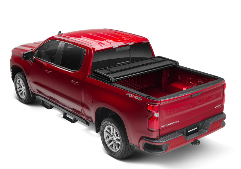 Lund 16-23 Toyota Tacoma (5ft. Bed) Hard Fold Tonneau Cover - Black