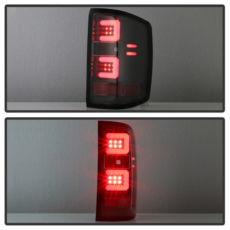 
                      
                        Spyder Chevy 1500 14-16 Light Bar LED Tail Lights All Blk ALT-YD-CS14-LBLED-BKV2
                      
                    