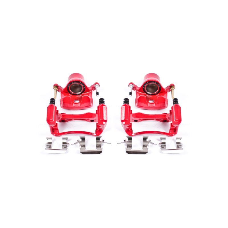 Power Stop 00-01 Infiniti I30 Front Red Calipers w/Brackets - Pair