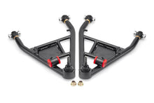 BMR 14-19 Chevrolet Corvette C7 Rear Lower Control Arms For 15in Conversion Kit - Black Hammertone
