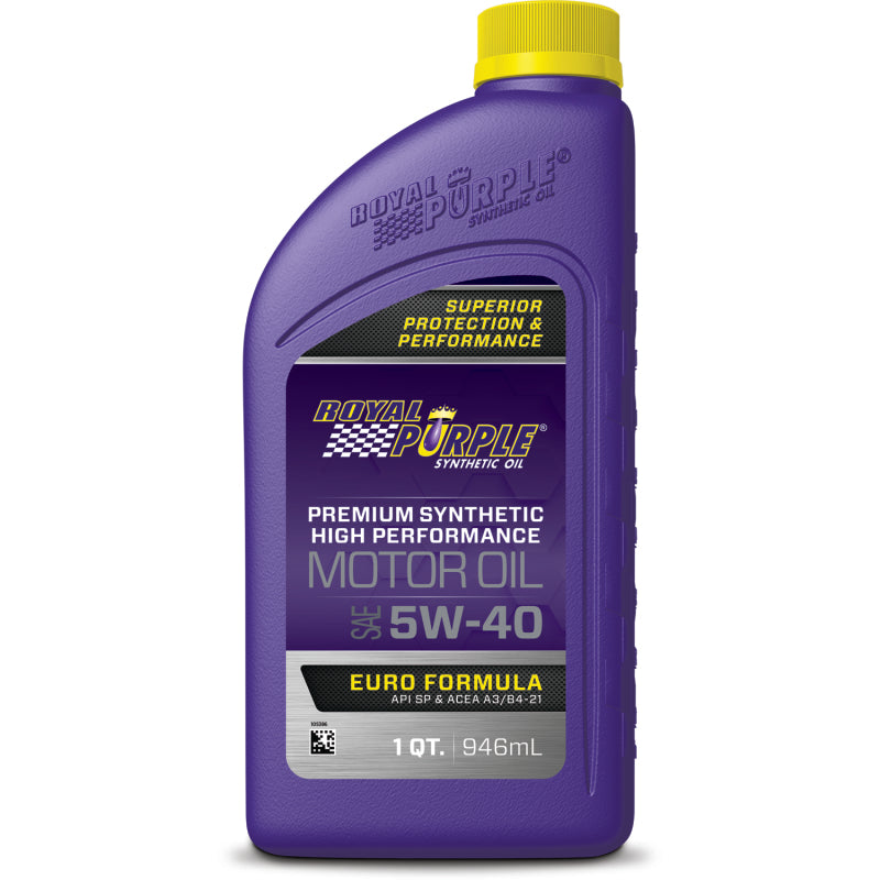 
                      
                        Royal Purple Premium Synthetic High Performance Euro Formula 5W-40 Motor Oil - 1 Quart
                      
                    