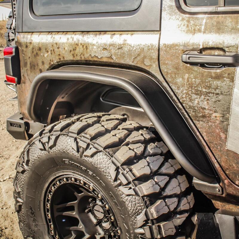 
                      
                        Westin/Snyper 18-20 Jeep Wrangler Tube Fenders - Rear - Textured Black
                      
                    