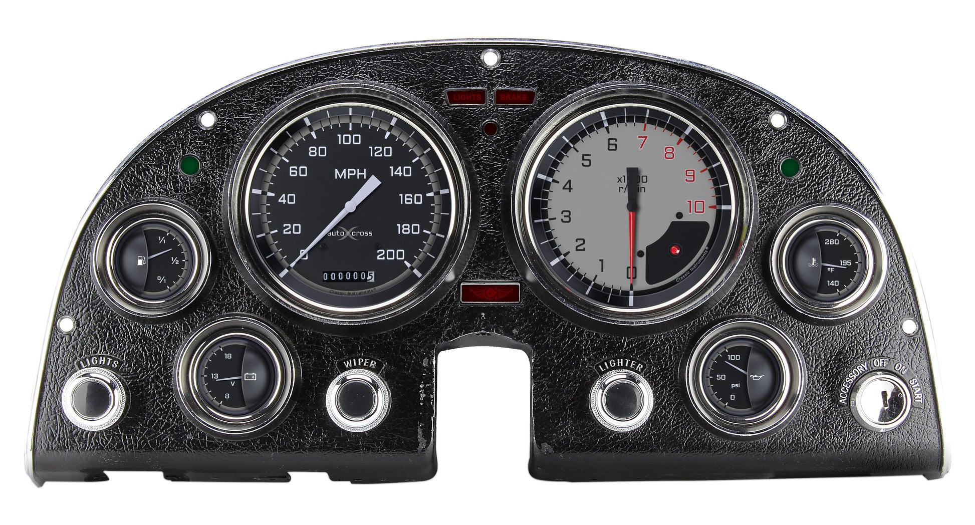 Classic Instruments AutoCross Gray 1963-67 Corvette Package | Classic Instruments