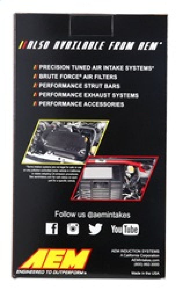 
                      
                        AEM 3 in Short Neck 8 in Element Filter
                      
                    