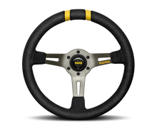 Momo MODDRIFT Steering Wheel 330 mm -  Black Suede/Anth Spokes/2 Stripes