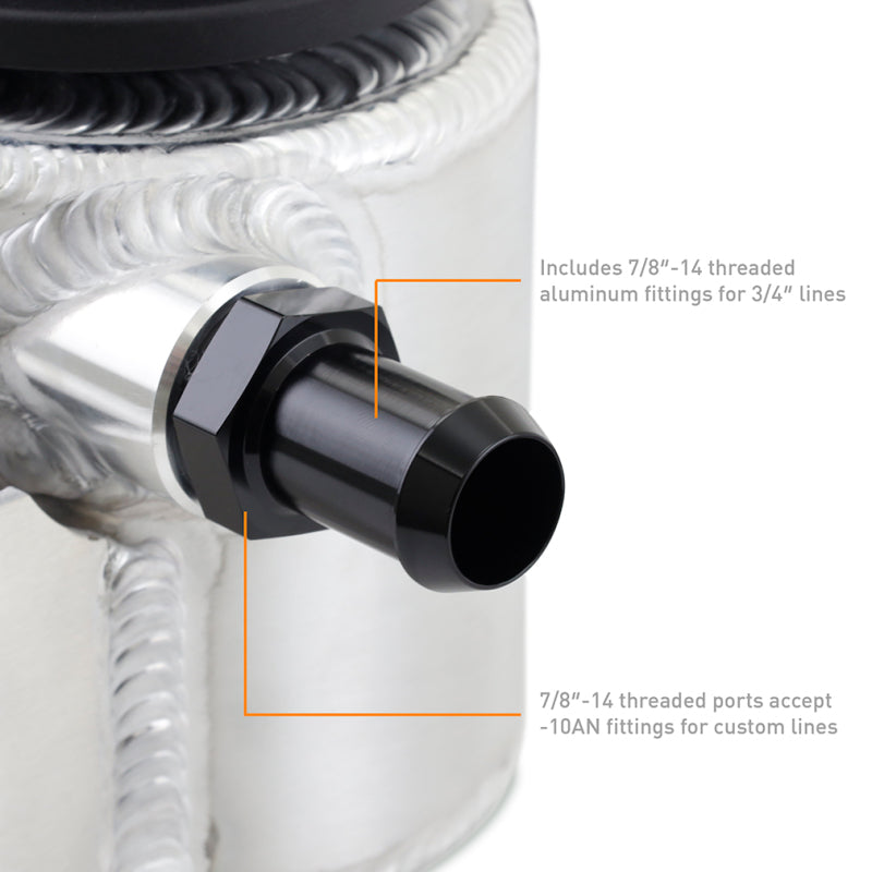 
                      
                        Mishimoto Universal Aluminum Coolant Expansion Tank - Brushed
                      
                    