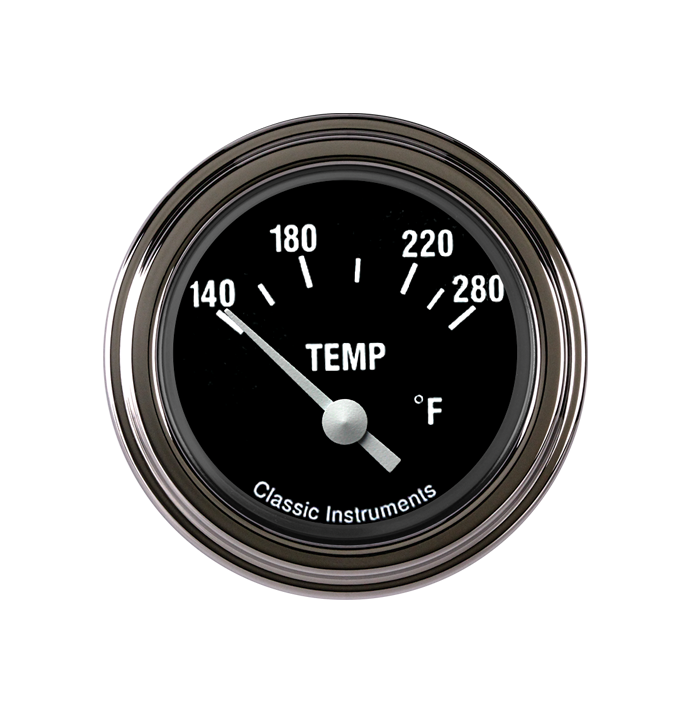 Classic Instruments Hot Rod 2-1/8" Water Temperature Gauge | Classic Instruments