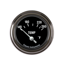 Classic Instruments Hot Rod 2-1/8" Water Temperature Gauge | Classic Instruments