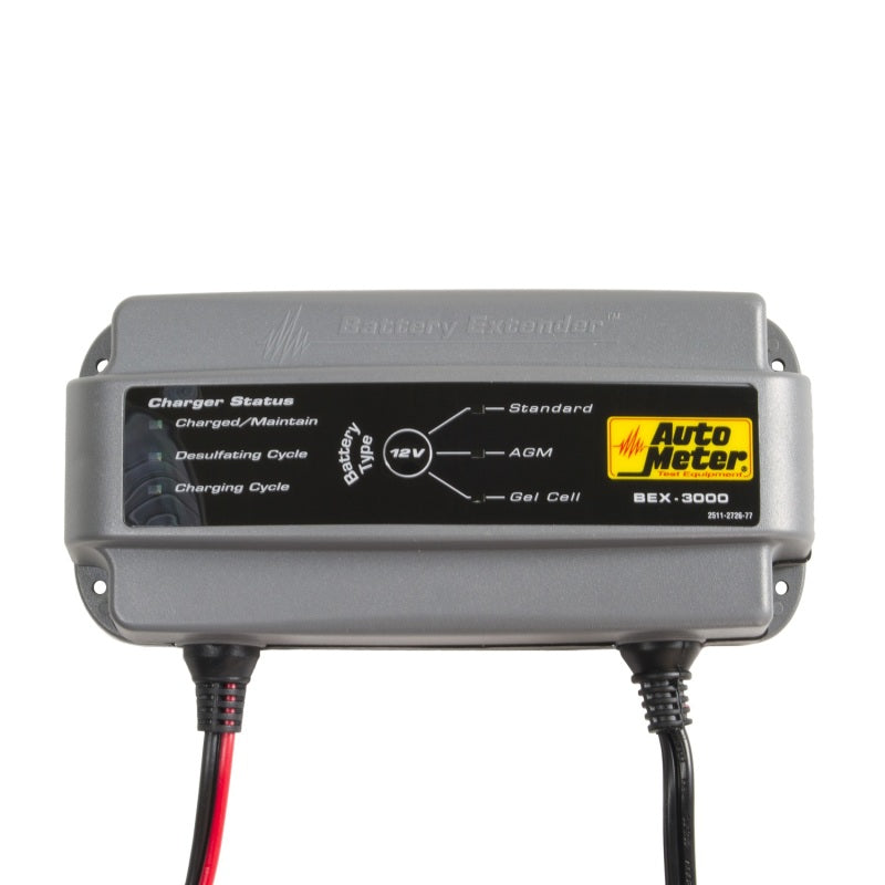 
                      
                        Autometer Battery Charger/Maintainer 12V/3A
                      
                    