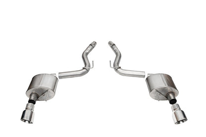 Corsa 2024+ Ford Mustang Sport Axle-Back Dual Rear Exit with 4.5in Polished Pro-Series Tips