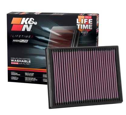 K&N 16-17 Ford Ranger 2.2L/3.2L DSL Drop In Air Filter