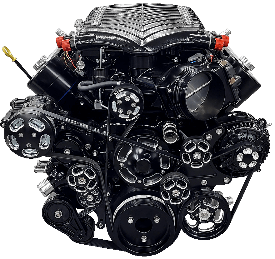 Wegner Front Drive Kit (LS) - Whipple 3.0L Inv Camaro Offset