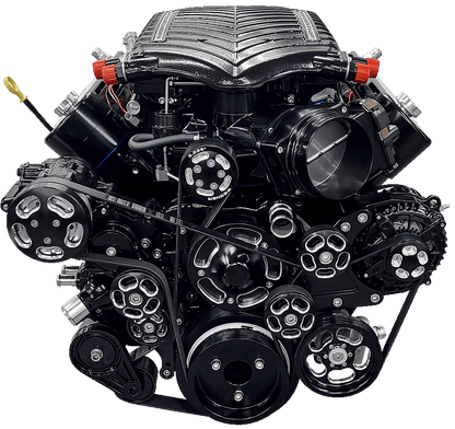 Wegner Front Drive Kit (LS) - Whipple 3.0L Inv Camaro Offset