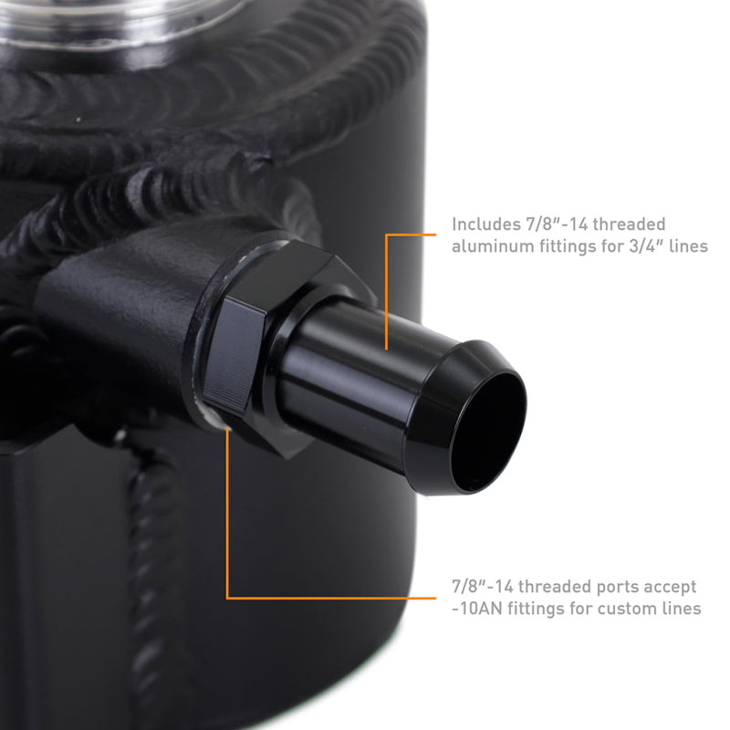 
                      
                        Mishimoto Universal Aluminum Coolant Expansion Tank - MWBK
                      
                    