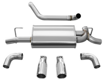 Corsa 2018-2025 Jeep Wrangler JL 2.5in Dual Rear Exit Polished Tips Sport Axle-Back Exhaust