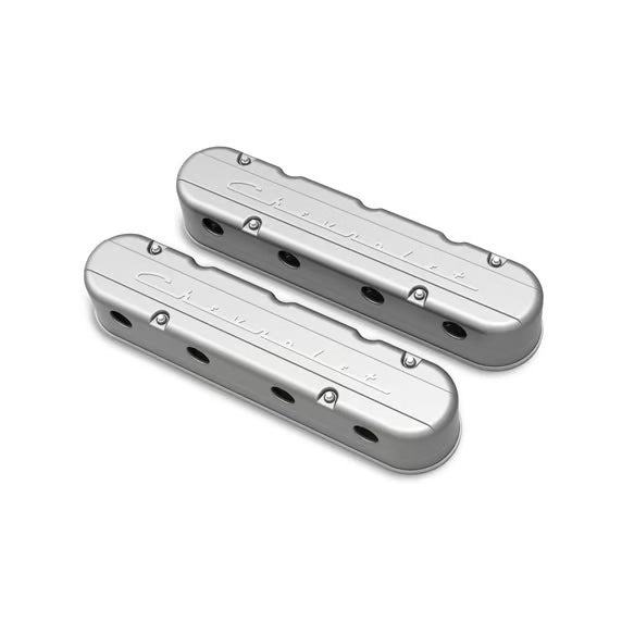 HOLLEY 2-PIECE "CHEVROLET" SCRIPT VALVE COVER - GEN III/IV LS