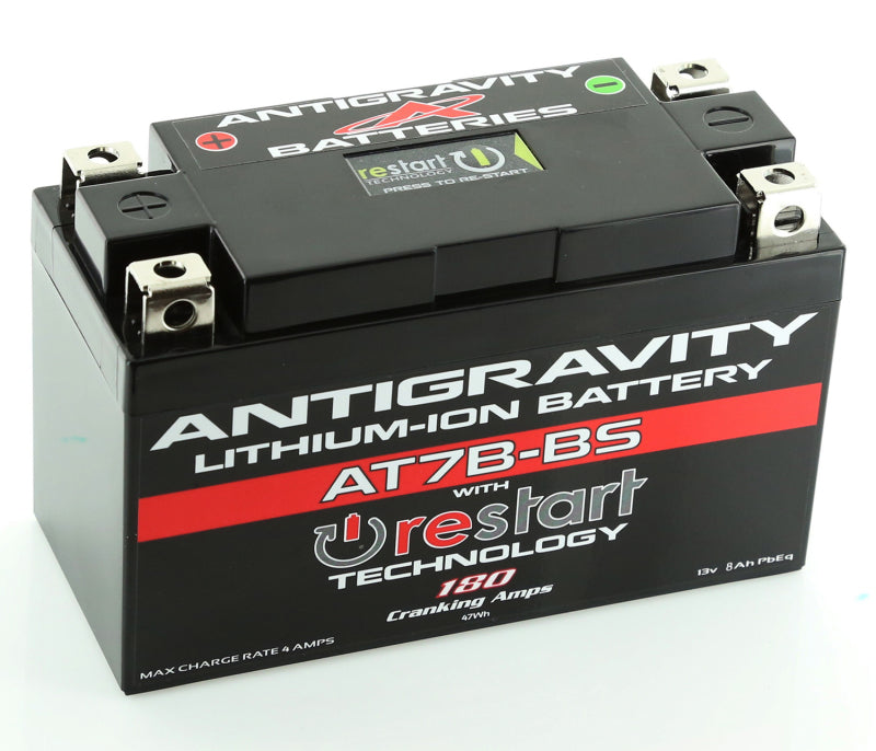 
                      
                        Antigravity YT7B-BS Lithium Battery w/Re-Start
                      
                    
