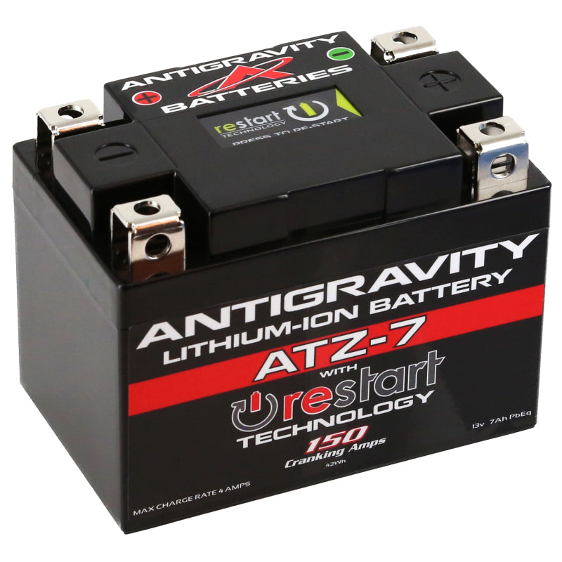 
                      
                        Antigravity YTZ7 Lithium Battery w/Re-Start
                      
                    