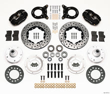 Wilwood Forged Dynalite Front Kit 11.00in Drilled 1965-1969 Mustang Disc & Drum Spindle