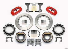 Wilwood Narrow Superlite 4R Rear P-Brk Kit 14.00in Red Strange Eng Floater 3.49in Offset