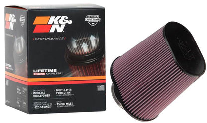 K&N Universal Tapered Filter 4-1/2in Flange, 6-1/4in x 9-1/4in Base, 7in x 4.5in Top, 10in Height
