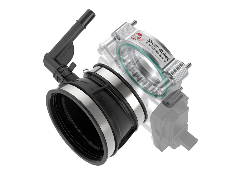 
                      
                        aFe 2020 Vette C8 Silver Bullet Aluminum Throttle Body Spacer Works w/ Factory Intake Only - Silver
                      
                    