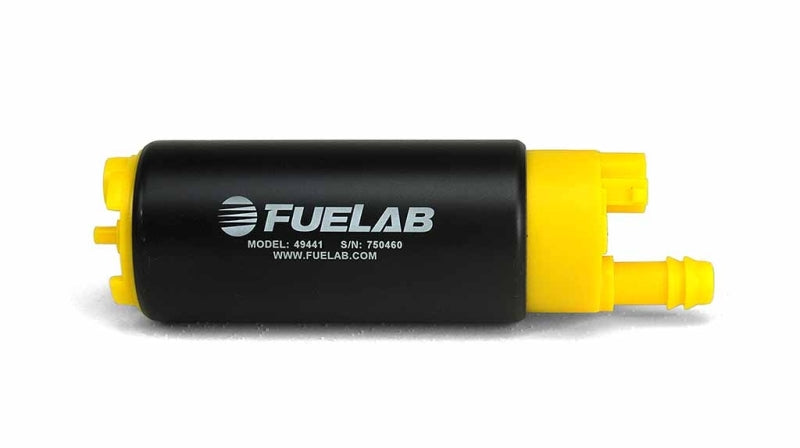 Fuelab 494 High Output In-Tank Electric Fuel Pump - 340 LPH In Offset From Out main image 1