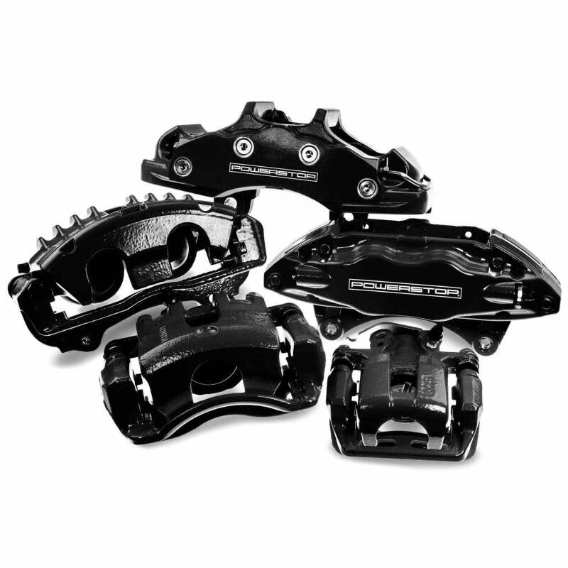 
                      
                        Power Stop 00-02 Cadillac DeVille Rear Black Caliper - Pair w/Bracket
                      
                    